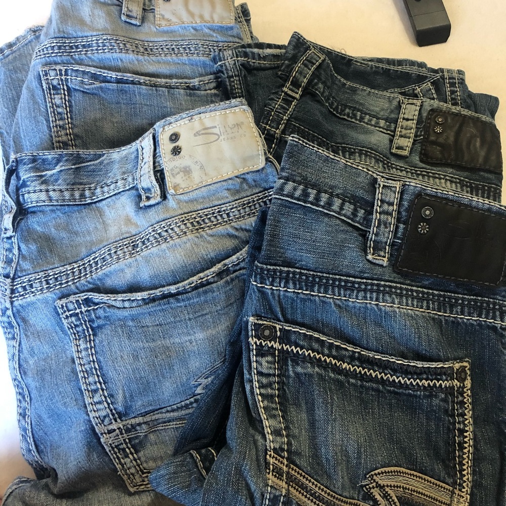 Men’s Silver Jeans